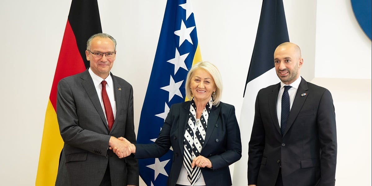 Borjana Krišto se sastala s ministrima iz Francuske i Njemačke: Razgovarali o OHR-u, ali i o Izbornom zakonu
