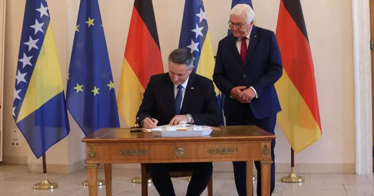 Bećirović se sastao sa Steinmeierom: Njemačka podržava evropski put BiH