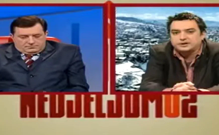 Legendarna emisija Nedjeljom u 2: Sukob Dodika i Hadžiomerovića uživo
