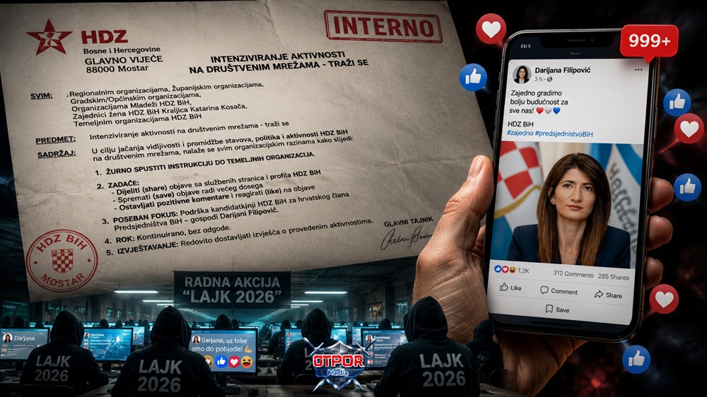 Procurio dokument – Sluge dobile žurnu depešu da spašavaju rejting Darijane Filipović na Facebooku