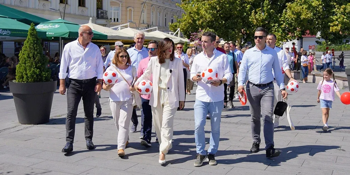 Sabina Ćudić otvorila kampanju Naše stranke: "Oni koji daju velika obećanja prvo moraju obećati da će prestati krasti"