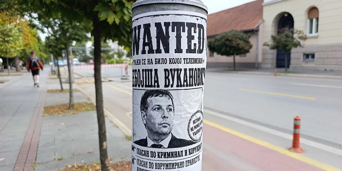 U Banjoj Luci osvanuli "WANTED" plakati sa likom Nebojše Vukanovića