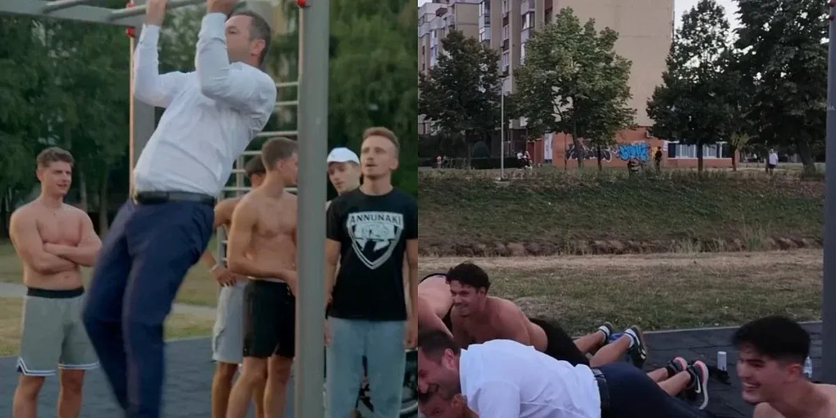 Efendić pokazao fizičku spremu: Radio zgibove i sklekove u novoizgrađenom workout parku