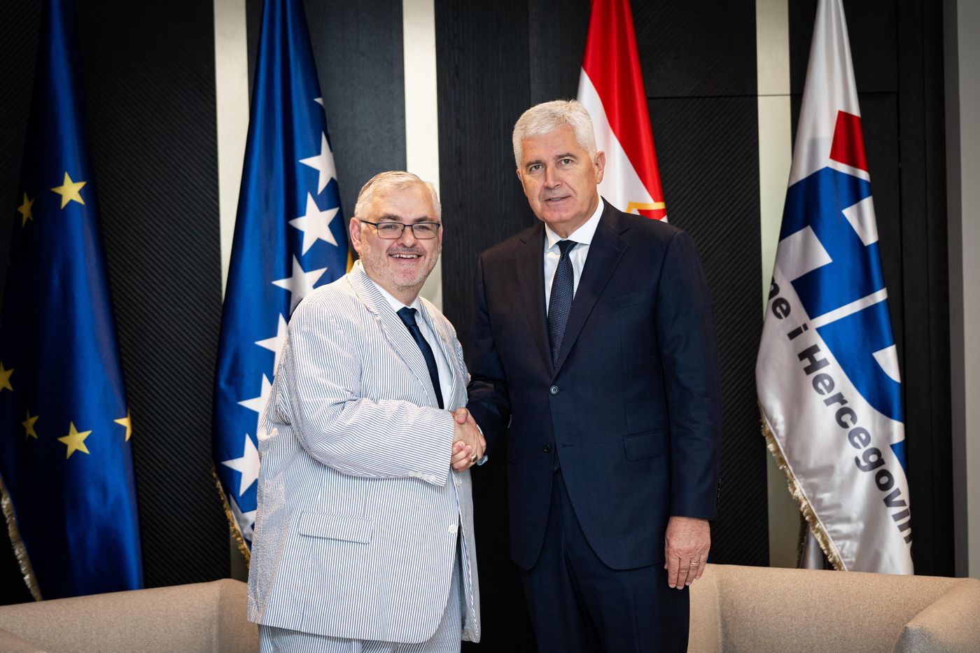 Čović – Crishock: Politički dijalog i dogovor ključni za stabilnost BiH i reformske procese