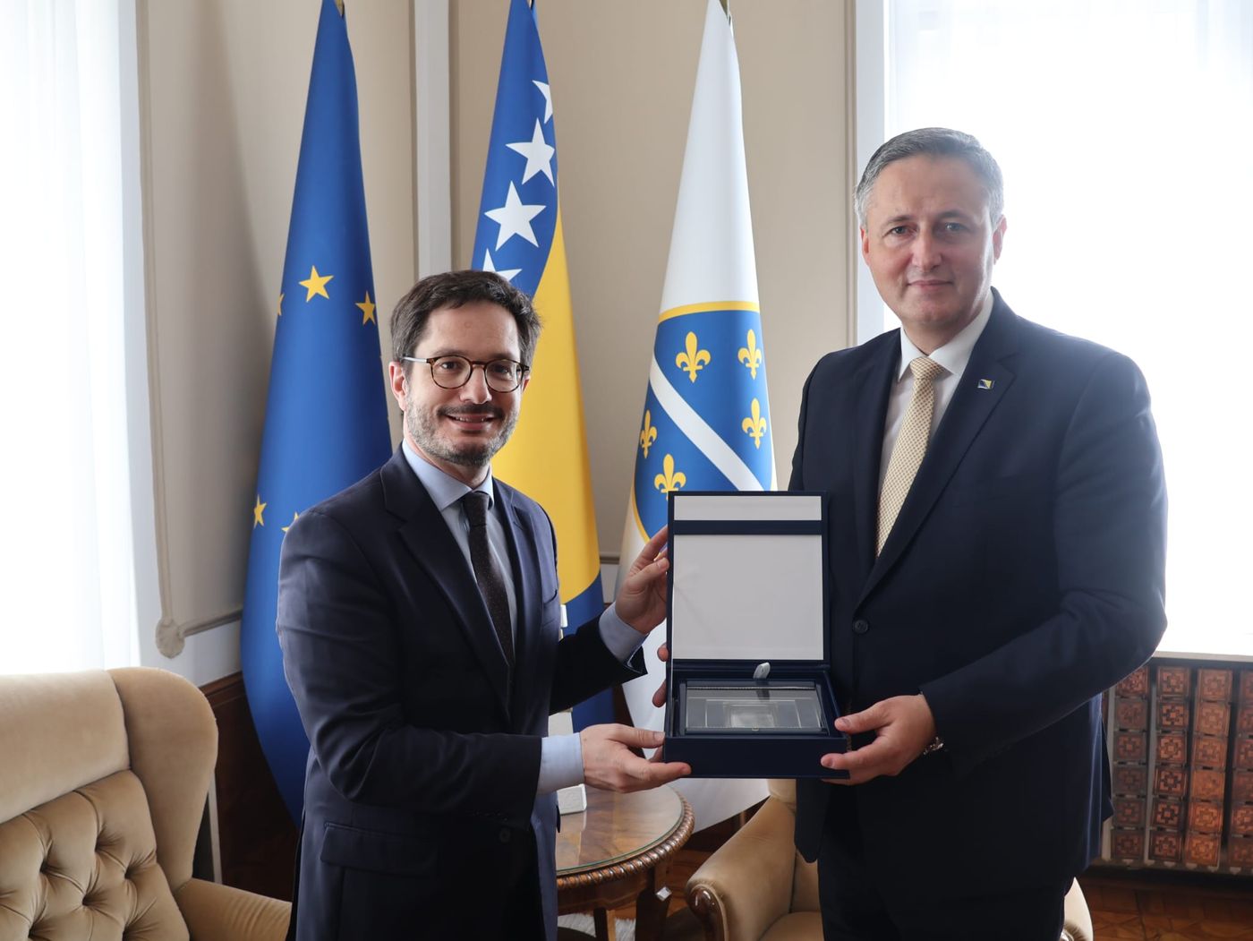 Bećirović meets Delmas: France one of BiH’s most important European partners