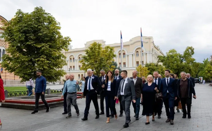 Čović i Filipović šetali ulicama Banja Luke: HDZ BiH predstavio stavove o položaju Hrvata u RS-u