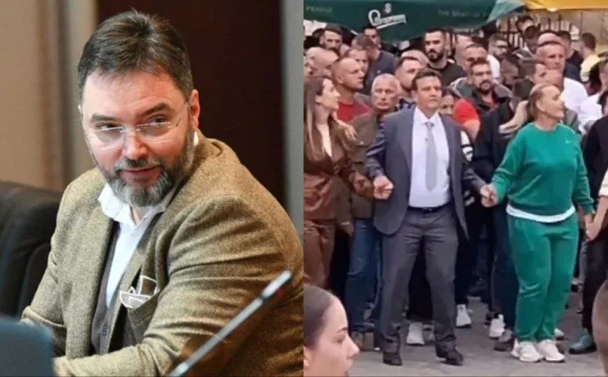 Blanuša zaigrao kolo, Košarac ga ocjenjivao: "Ne zna lijeva šta radi desna"