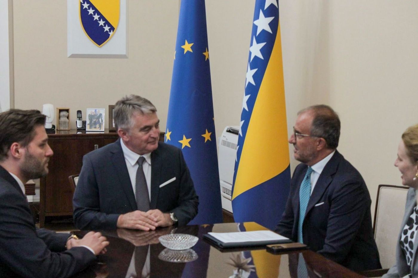 Komšić and Soreca discuss BiH’s EU path, reforms and upcoming elections