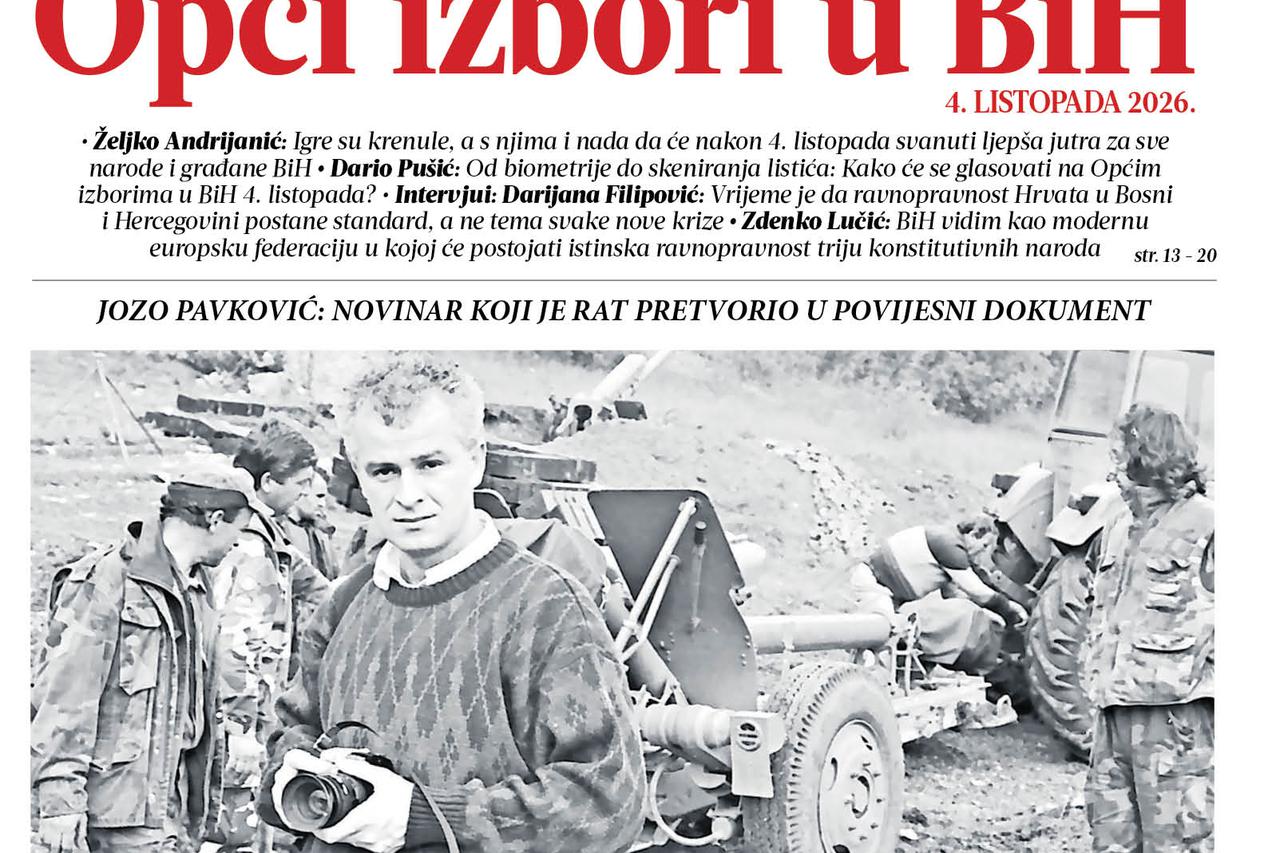 Započnite novi radni tjedan uz Večernji list BiH: DONOSIMO POSEBNI PRILOG O IZBORIMA uz intervjue s Filipović i Lučićem i još mnogo toga