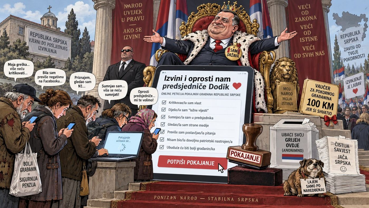SNSD pokreće onlajn peticiju izvinjenja građana RS Dodiku!? | 6yka