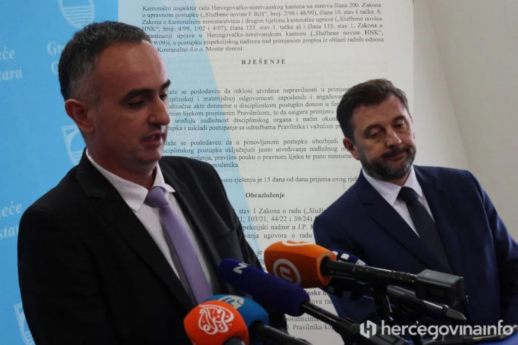 Novi obrat u JP Komunalno: Inspekcija osporila osnovu za otkaze, Kordić najavio razgovore s 22 radnika