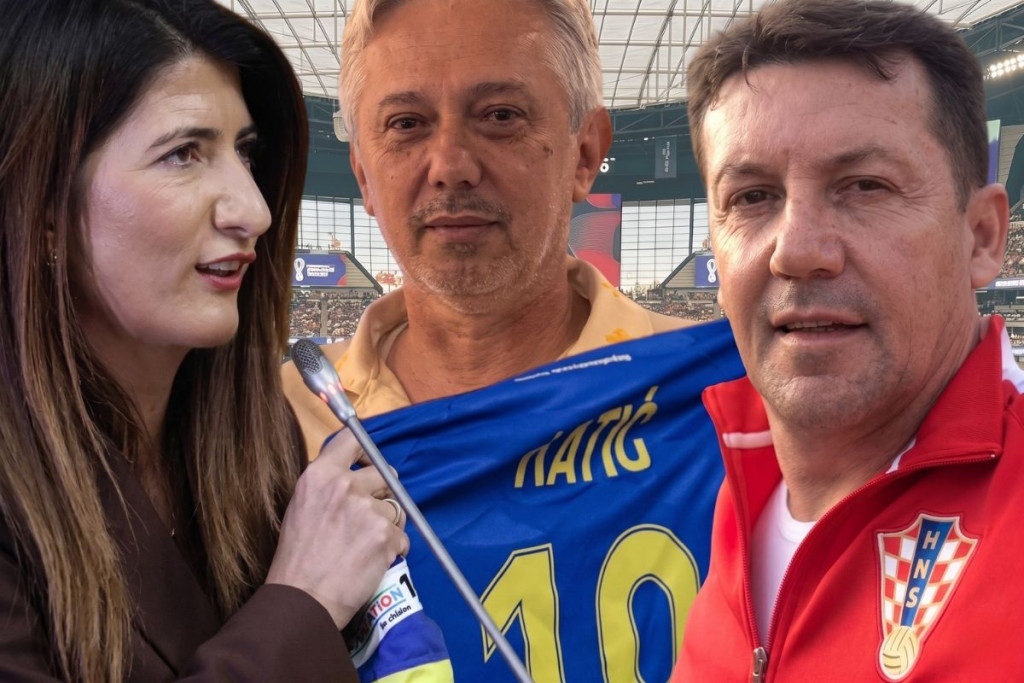 Tri kandidata, tri odgovora: Lučić navija za Hrvatsku, Kovačević za BiH, Filipović za BiH, no ogrnuta zastavom Hrvata