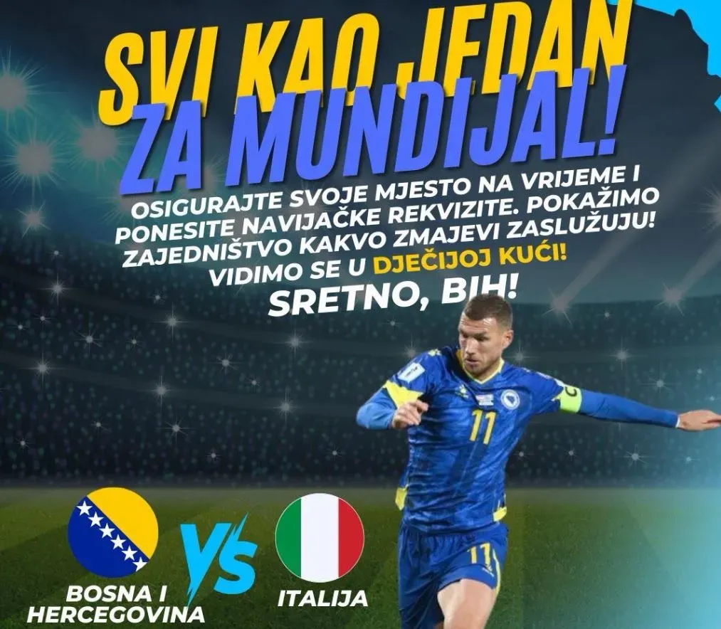 Općina Novo Sarajevo organizuje javno gledanje utakmice, Benjamina Karić pozvala građane