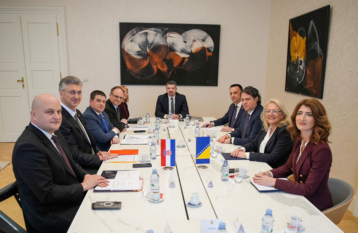 Bradara i Plenković u Zagrebu: Fokus na europskom putu BiH, investicijama i energiji