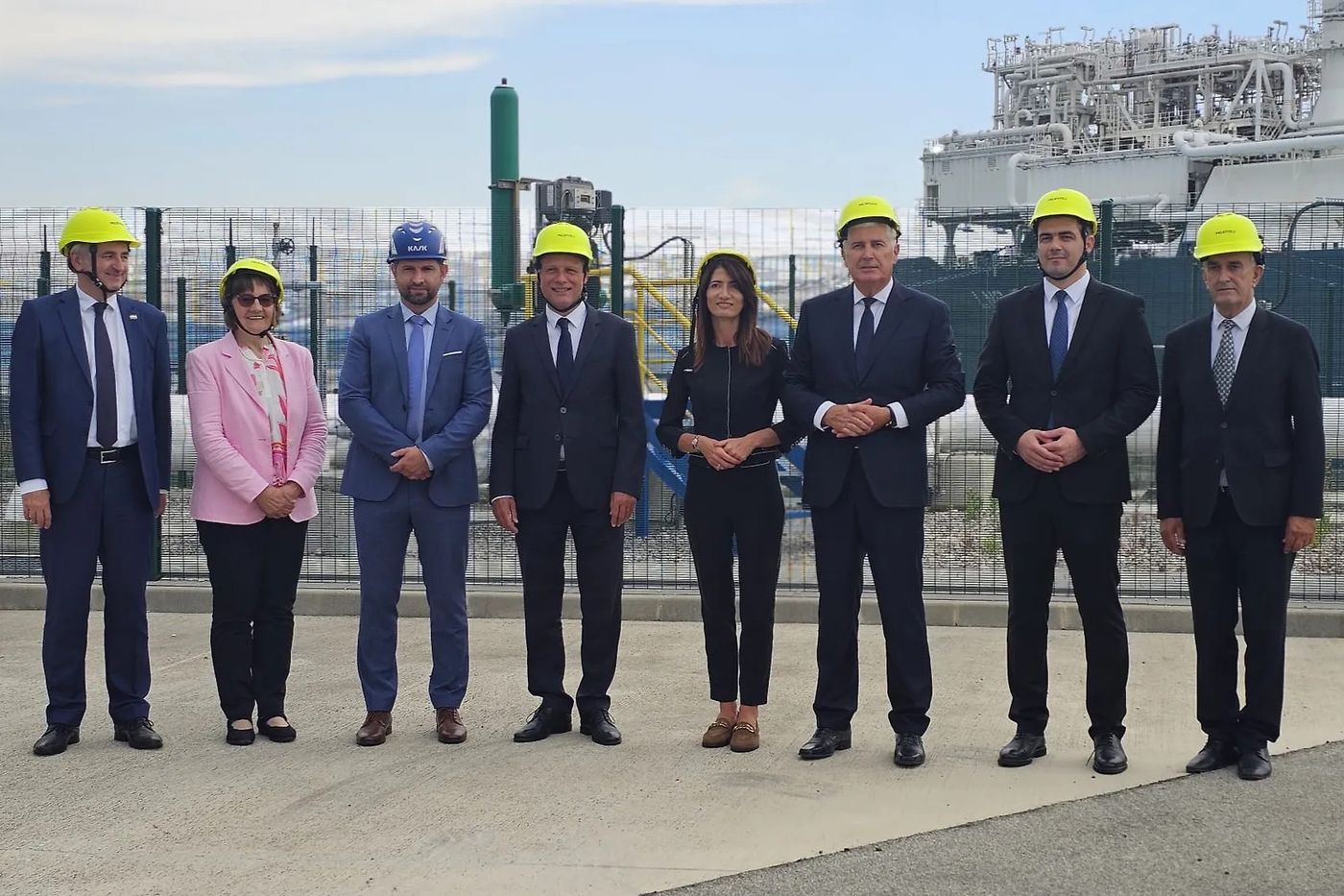 Čović i Filipović posjetili LNG terminal u Omišlju na Krku