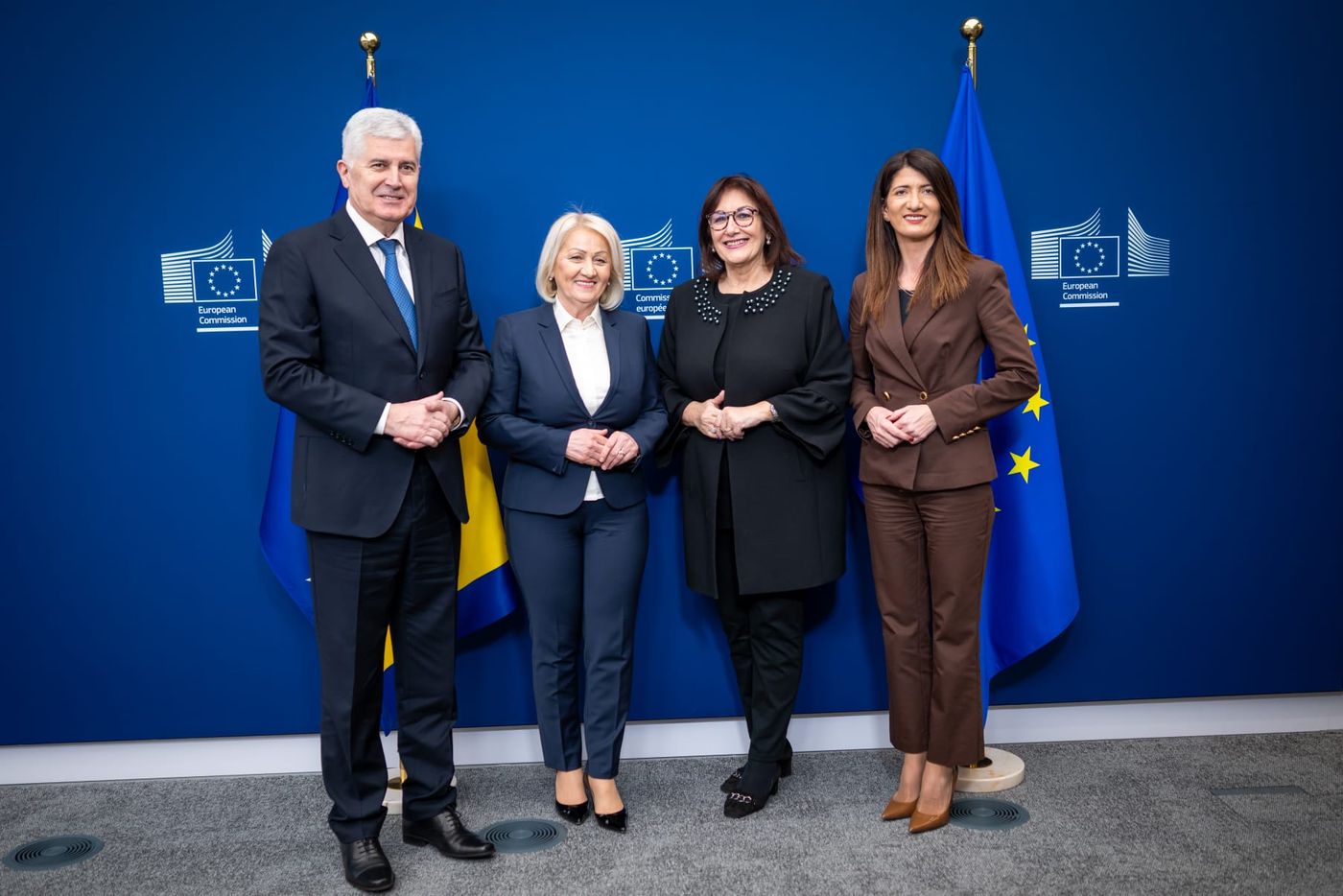 Izaslanstvo HDZ BiH Dragan Čović, Borjana Krišto i Darijana Filipović s europskom dužnosnicima u Bruxellesu - PROTV