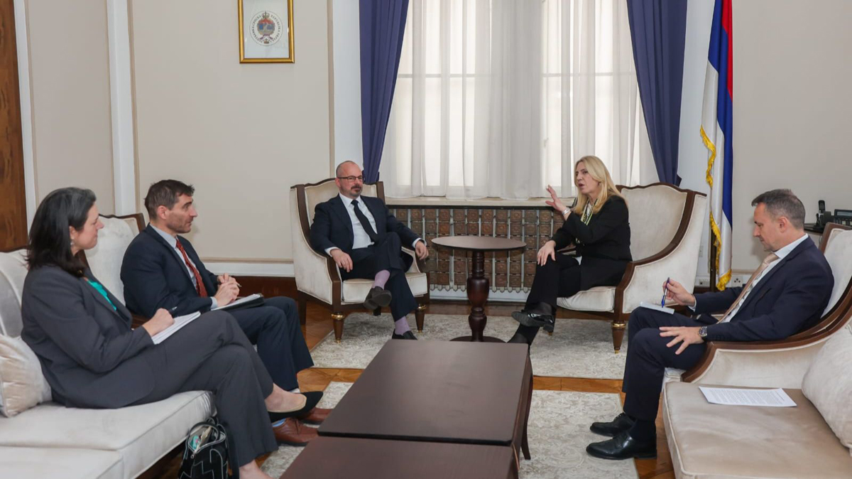 Cvijanović podržala realizaciju projekta Južne interkonekcije