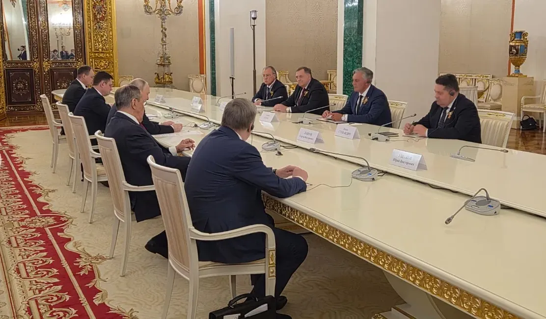 Putin u Kremlju primio Dodika, Karana i Stevandića: "Drago mi je što ste tu, vijekovima gradimo dobre odnose između Srba i Rusa"