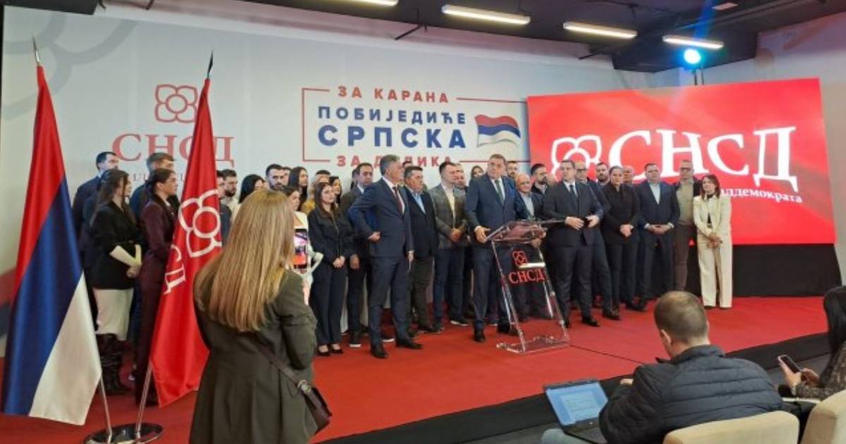SNSD proglasio pobjedu: Siniša Karan novi predsjednik RS