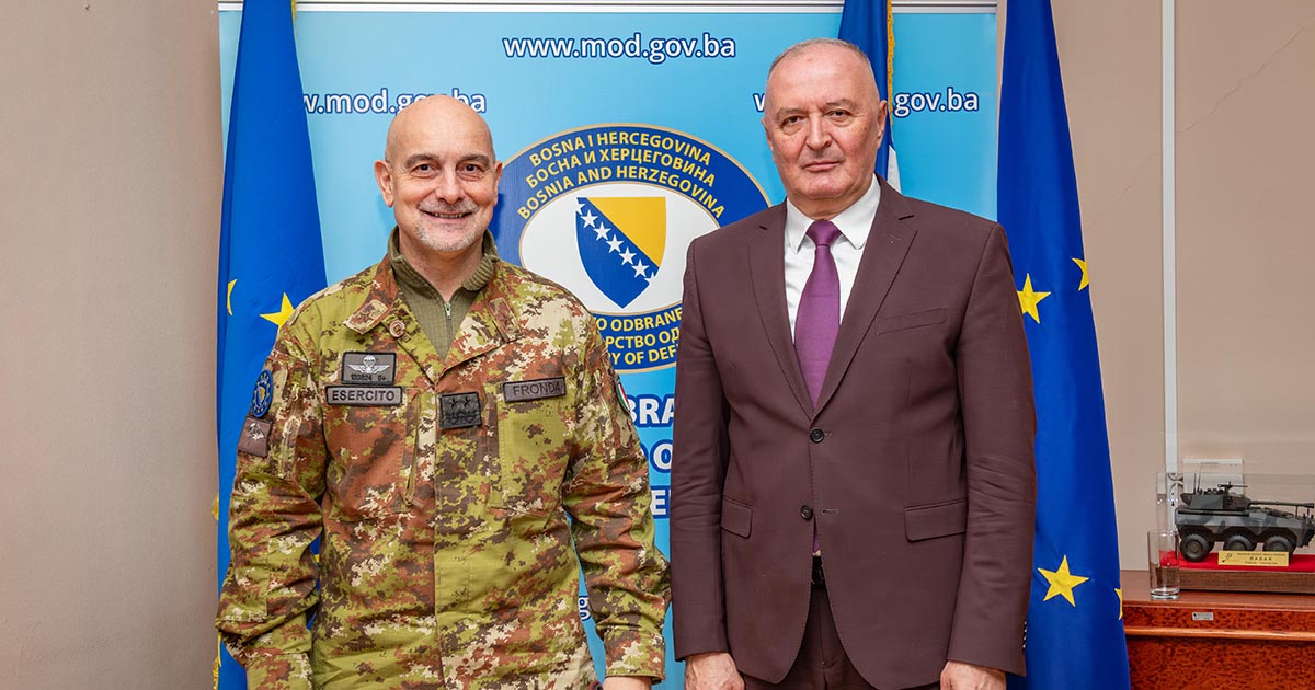 Komandant EUFOR-a sastao se sa Helezom: Ostvaren napredak u saradnji sa MOBiH