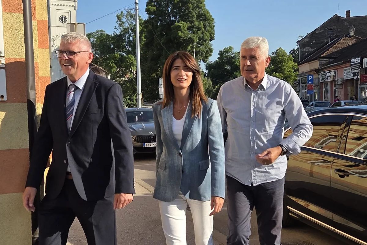 Čović i Filipović u Brčkom: U fokusu most prema Hrvatskoj, autocesta i izbori