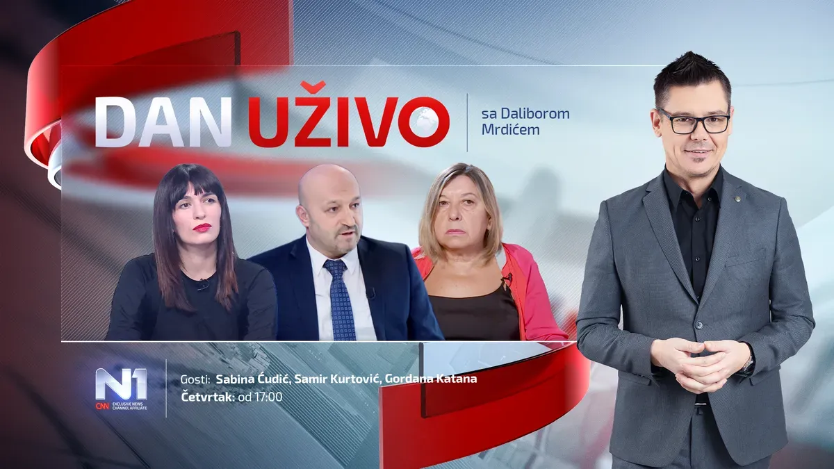 Sabina Ćudić, Samir Kurtović i Gordana Katana u Danu uživo