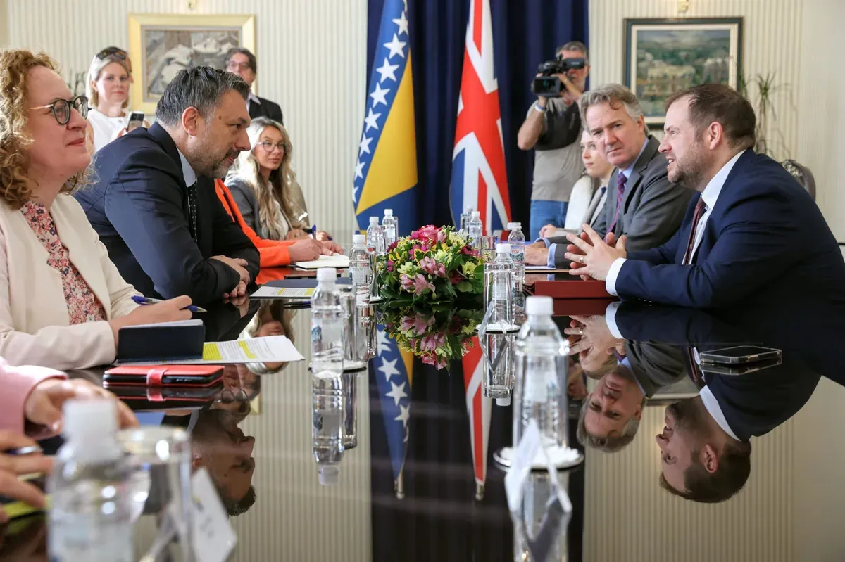 Konaković sa britanskim ministrom o OHR-u: Svrha bonskih ovlasti nije česta upotreba, već zaštita državnih institucija i stabilnosti BiH